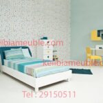 Chambre Enfant complète Moderne laqué "Punto"